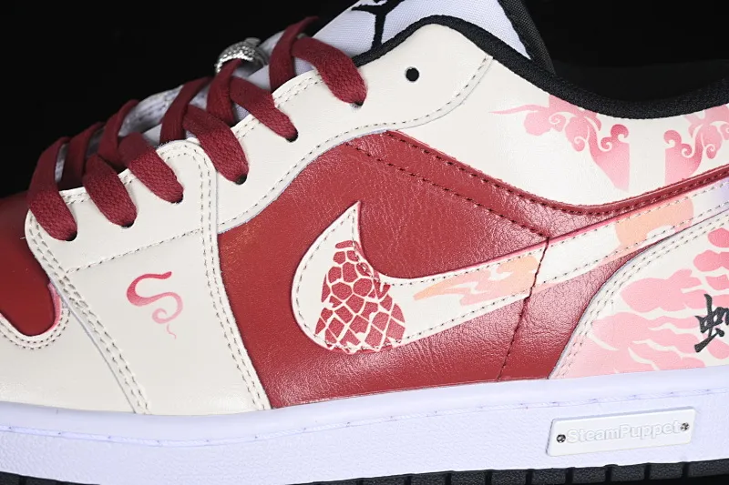 All categories Air Jordan Jordan series basketball shoes Air Jordan 1 Low Air Jordan 1 Low OG AJ1 Joe 1 Year of the Snake limited low-top retro basketball shoes 553558-132